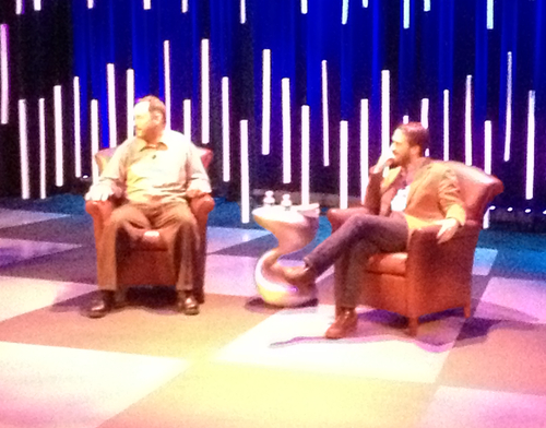 Grant Jerkins and Wiley Cash at Southern Voices 2013